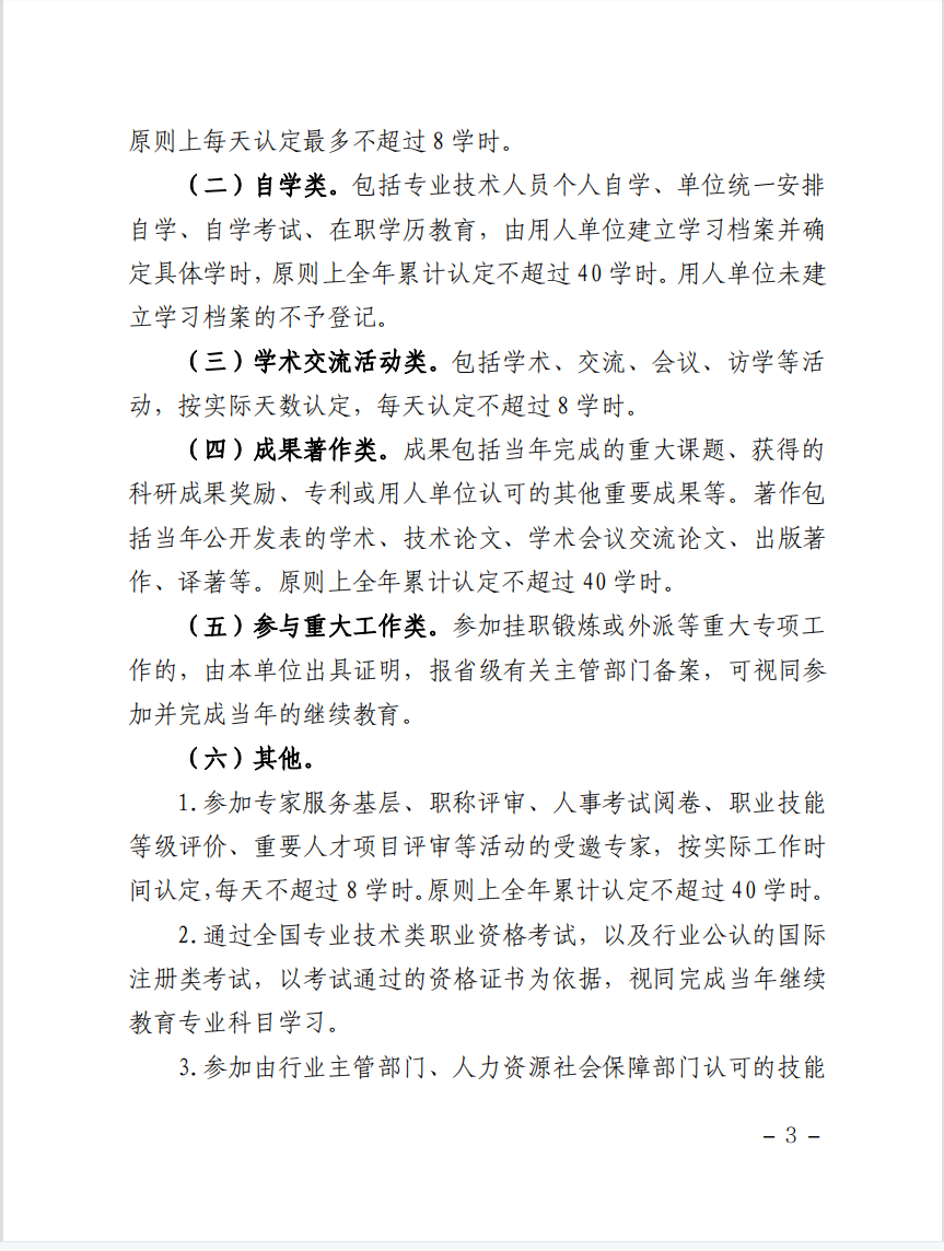 甘肃省人力资源和社会保障厅关于印发《甘肃省专业技术人员继续教育学时认定管理办法》的通知
